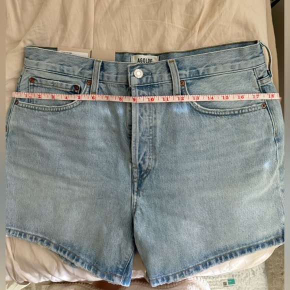 NWT Agolde Parker Long Shorts - Picture 5 of 8